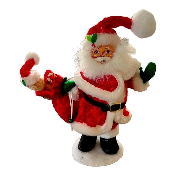 ANNALEE 2012 Cozy Christmas Santa Retired NEW - Picture 1 of 5